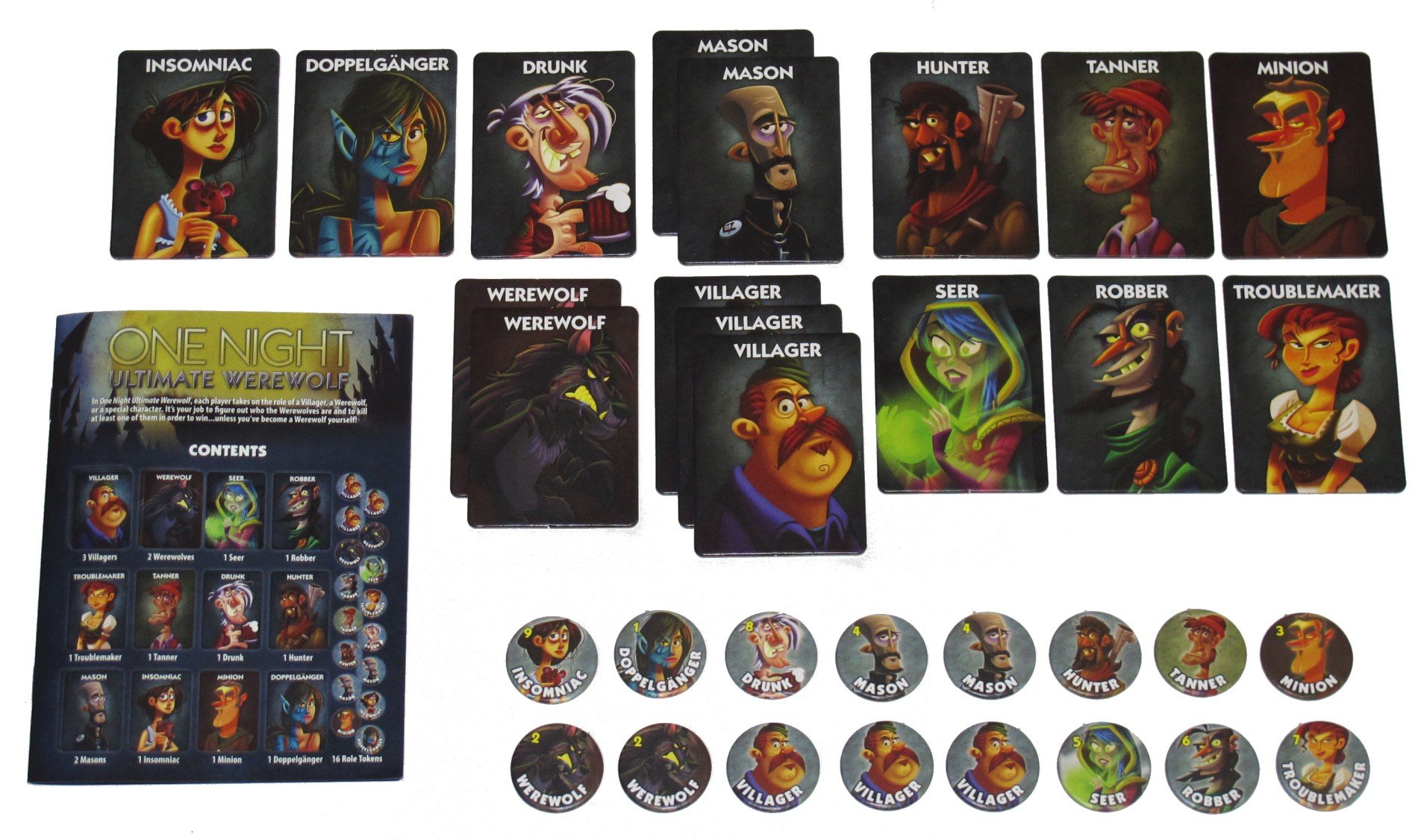 One Night Ultimate Werewolf บอร์ดเกม – Little Kraken Board Game
